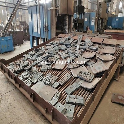 Lost Foam Cast Iron Wearing Plate For Asphalt Mixing Plant